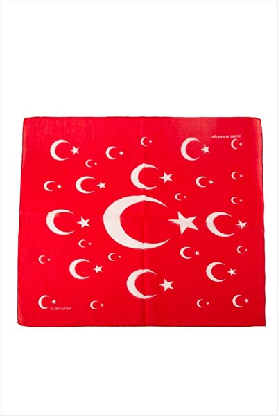 TakÇalıştır Moon Star Patterned Bandana 50*50