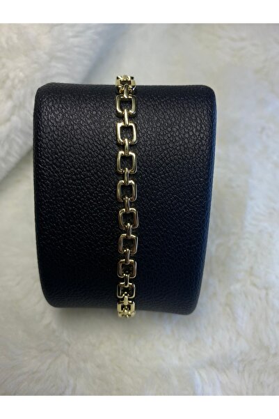 Çelik gold bileklik. Kararma yapmaz , ayarlanabilir.