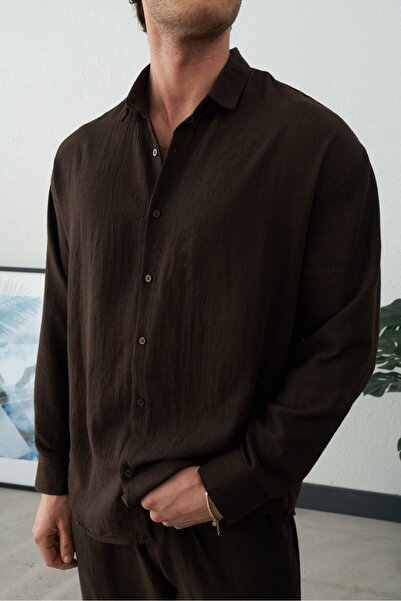 BASEL.CO No-Iron and Anti-Pilling Linen Shirt - Premium Oversize