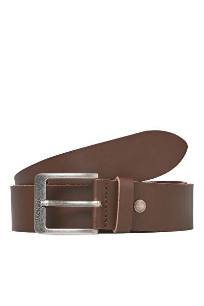 Jack & Jones حزام جلد جاكبراجا للرجال