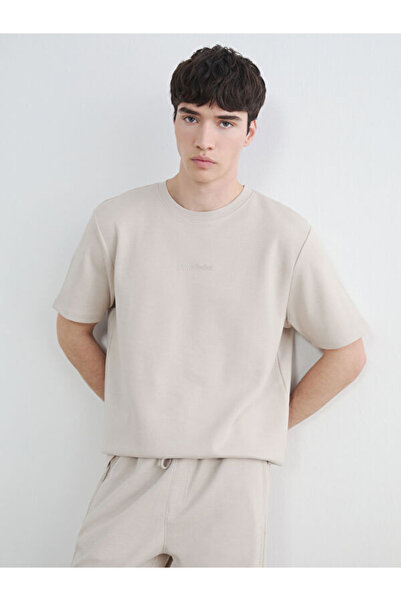 LC Waikiki I Zero Roba Collar Embroidered Men's T-Shirt from Freezen Store