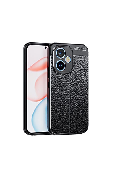 m.tk moveteck Honor 400 Case Camera Protected Leather Look Stitch Pattern Pro...