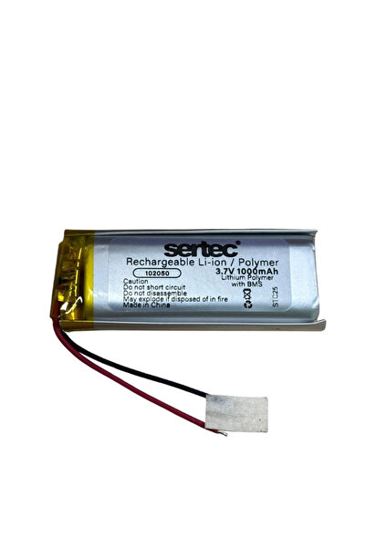 Genel Markalar özssa Sertec 102050 3.7V 1000mAh Li-Polymer Pil (Devreli/1.5A)