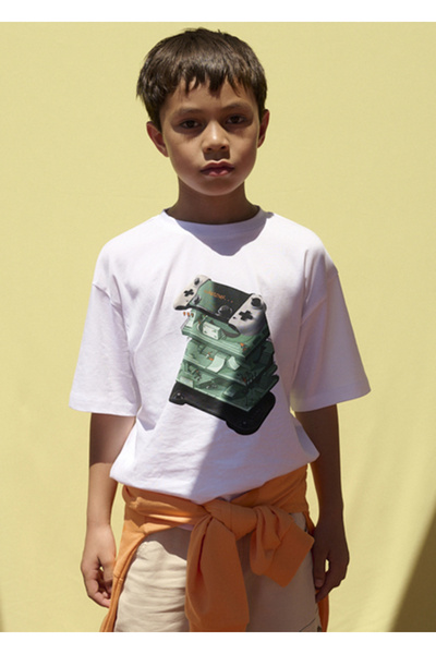 MAYORAL Boy's T-Shirt White - 06033