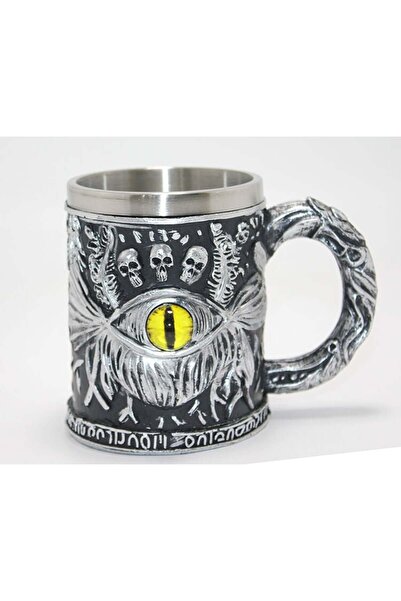 MORADO SE SIENTE PERFECTO Mystical Dragon Eye 3D Embossed Stainless Steel Mug...
