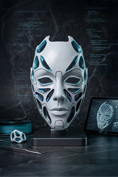 Venemask Neural Veil Fütüristik AI Konsept maskesi