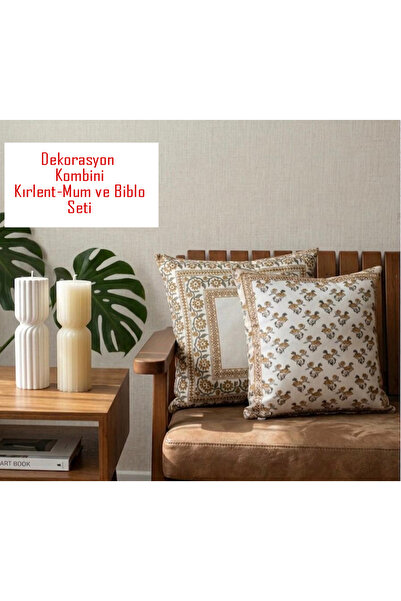 cuboo home مجموعة من قطعتين من أغطية الوسائد ذات الطابع العتيق وطقم ديكور على...