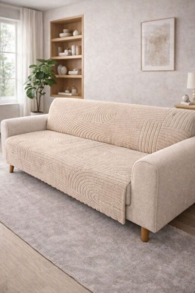 etleshome Αντιολισθητικό κάλυμμα καναπέ WELSOFT με σφουγγάρι στη βάση - Κάλυμ...