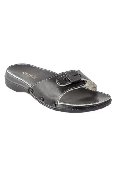 Ceyo 6500I Mınelli Black Orthopedic Women's Slippers