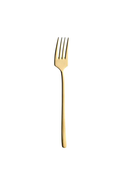 Schon 6-Piece Dinner Forks Stainless Steel Gold Plated