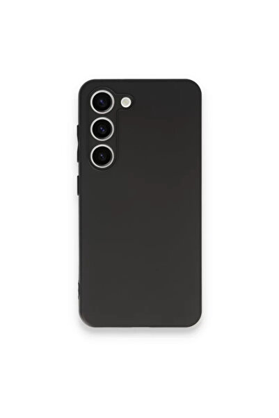 ZEMİRA HOME حافظة نيو فيس لهاتف سامسونج جالاكسي S23 بلس أول سيليكون - أسود