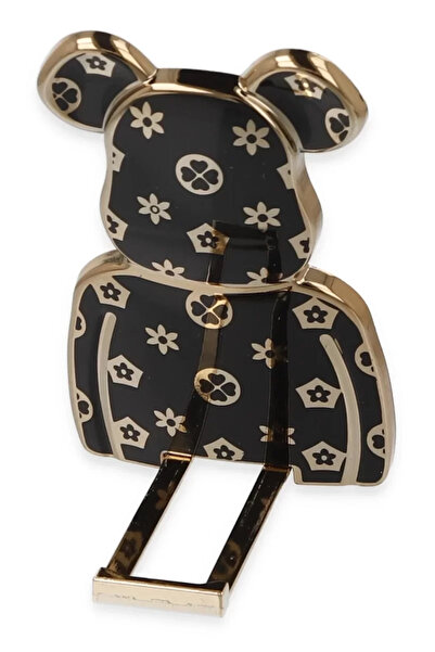 ZEMİRA HOME Newface Astro Stand Teddy Bear Patterned - Black