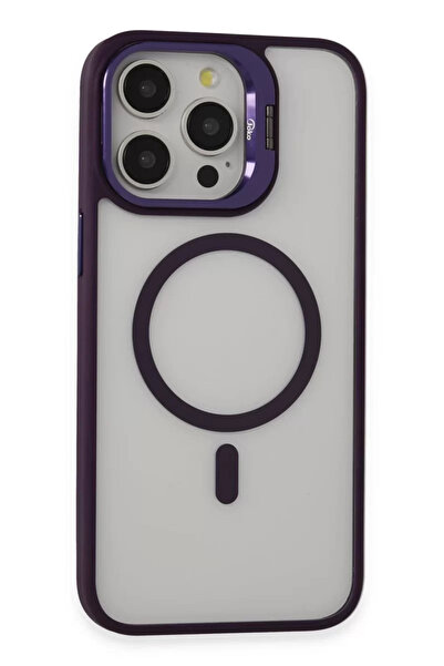 TeknoKapsül غطاء جوكو لهاتف آيفون 15 برو ماكس مع حامل لعدسة روبلاكس ماجسيف - ...