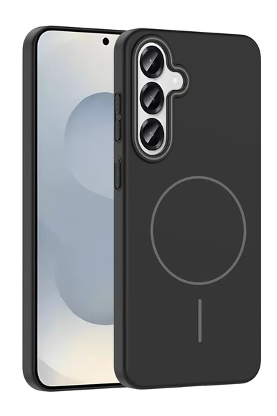 Beta Moda Hub غطاء جوكي سامسونج جالاكسي S23 FE بروش ماجسيف - أسود