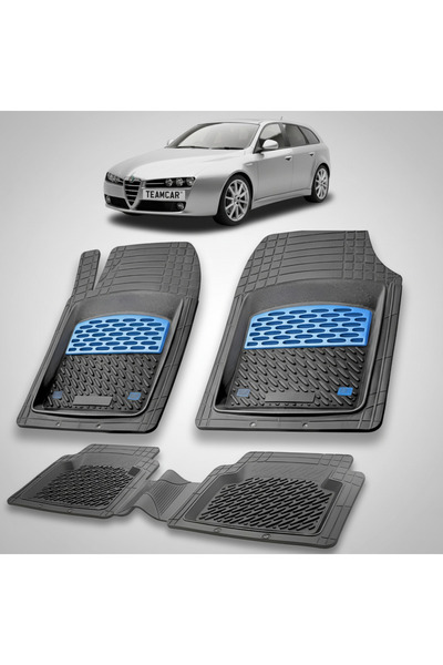 TEAMCAR Αλφά Ρομέο 159 Σπορτγουάν Φέισλιφτ Συμβατά Πατάκια Δαπέδου 2008-2011 ...