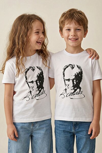 ZUZUNGA Tricou alb cu imprimeu Ataturk