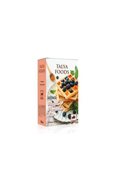 tms talya foods Talya Foods Glütensiz Kolay Yap Waffle & Pancake Mix 230g