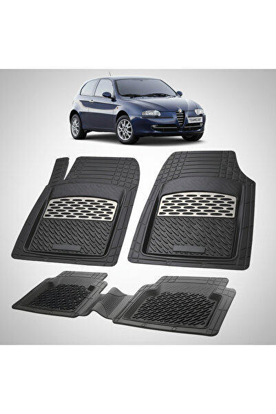 TEAMCAR Αλφά Ρομέο 147 Πρώτης Γενιάς Συμβατά Πατάκια Δαπέδου 2000-2010 |   Ασήμι