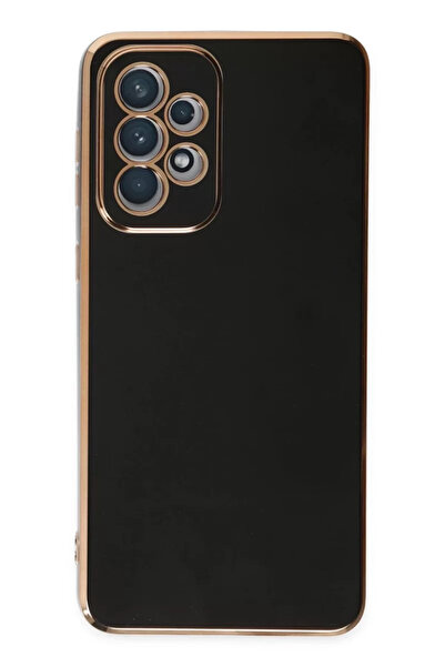 Beta Moda Hub نيوفيس حافظة سامسونج جالاكسي A73 5G من السيليكون - أسود