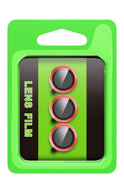 Beta Moda Hub عدسة كاميرا نيو فايس سامسونج جالاكسي إس 25 إف إي ريز ميتال - أحمر