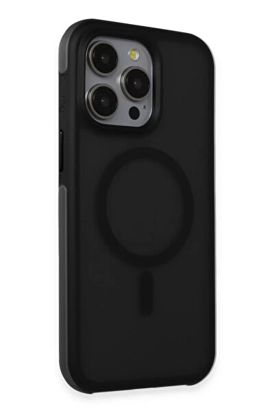 TeknoKapsül غطاء جوكو ايفون 15 برو ماكس توراس مزود بوسادة هوائية ماجسيف - اسود