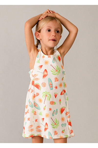 MAYORAL Κοριτσίστικο φόρεμα με σχέδια - 03940