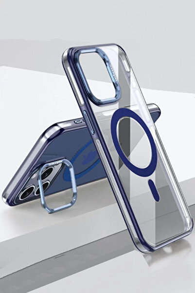 TeknoKapsül غطاء جوكو آيفون 15 برو دروب ماجسيف - أزرق داكن