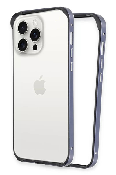 ZEMİRA HOME Joko iPhone 15 Pro Max Land Bumper Protection Cover - Navy Blue