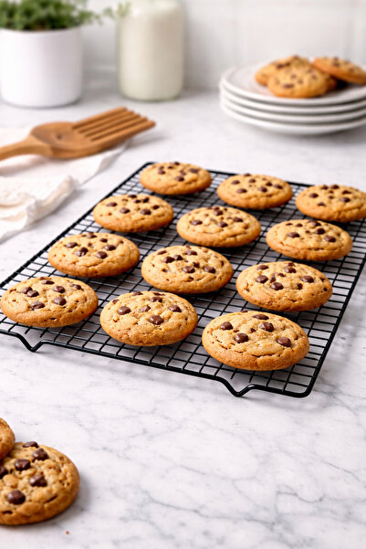 Neskuk Metal Cookie Cooling Wire Rack – Professional Rack for Cookies, Cakes,...