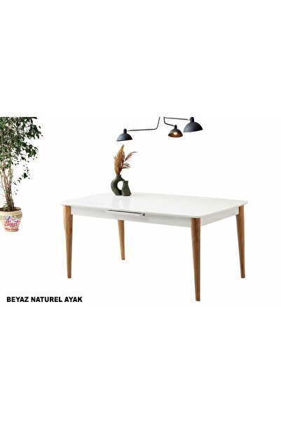 Sweet Home Masa Sandalye 60X100 Ortadan Açılır MDF Mutfak,Salon,Yemek Odası M...