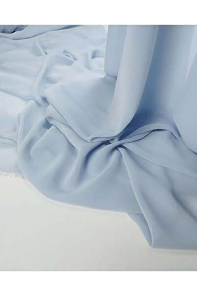 Kumaş Parça Uçuk Blue Chiffon 140X220Cm
