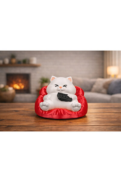 perim3d Lazy Cat Keychain / Bag Ornament / Desktop Decor