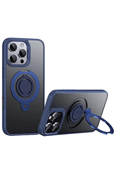 TeknoKapsül غطاء Joko iPhone 16 Pro Avatar 360 دوار Magsafe - كحلي