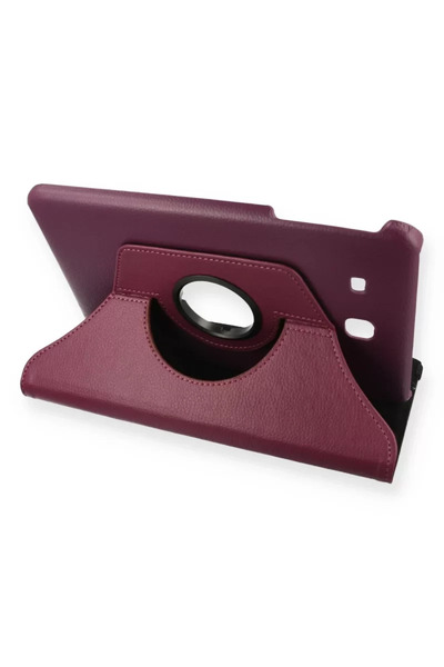 TeknoKapsül نيوفايس سامسونج جالاكسي T560 تاب E 9.7 حافظة 360 درجة من الجلد لل...