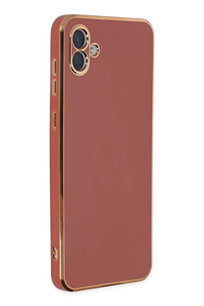 ZEMİRA HOME نيوفيس حافظة سامسونج جالاكسي A04 فوليت سيليكون - أحمر