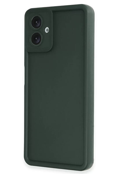 ZEMİRA HOME نيوفيس سامسونج جالاكسي A07 4G فييرا سيليكون - أخضر داكن