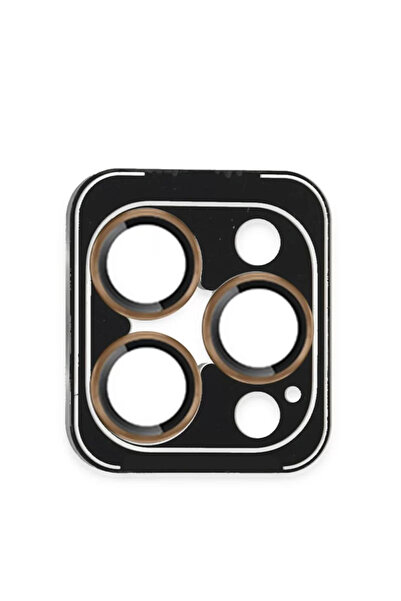 TeknoKapsül عدسة كاميرا جوكي آيفون ١٦ برو ماكس مطلية بمادة PVD معدنية - ذهبي