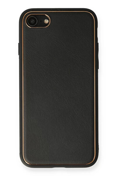 FREEDOM STOREE نيوفايس حافظة آيفون 7 من جلد كوكو سيليكون - أسود