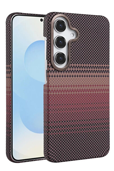 ZEMİRA HOME غطاء نيو فيس سامسونج جالاكسي A15 4G فيجا ماجسيف - تيتانيوم صحراوي