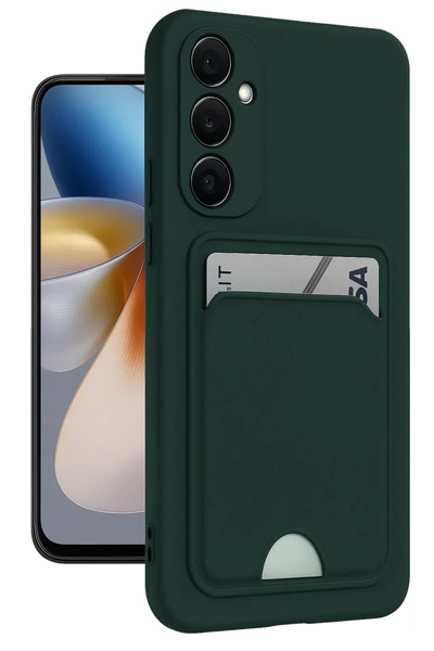 Beta Moda Hub جديد الوجه سامسونج جالاكسي S24 بلس سيليكون مع بطاقة عمل كلفن - ...