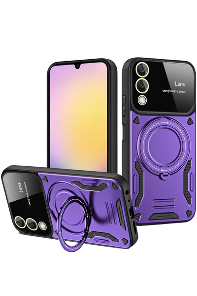 FREEDOM STOREE غطاء حماية لجهاز سامسونج جالاكسي S25 إيدج من نيو فيس مع حامل ل...