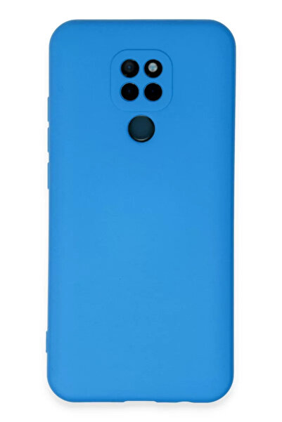 TeknoKapsül حافظة نيو فيس جنرال موبايل GM 20 من السيليكون المخملي الداخلي - أزرق