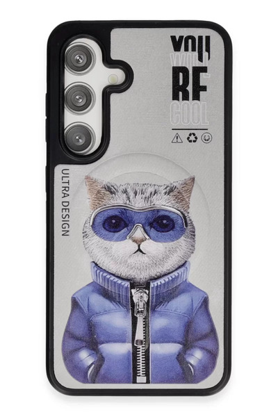 ZEMİRA HOME غطاء جوكو سامسونج جالاكسي S24 فن ماجسيف - رمادي تيتانيوم-2