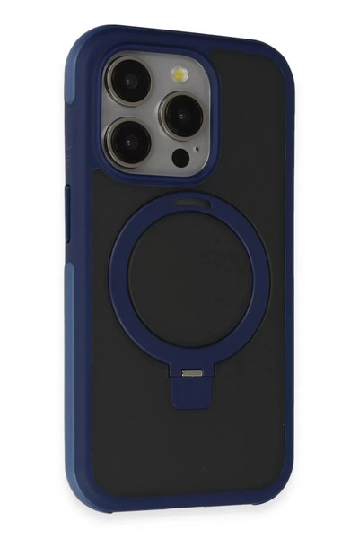 ZEMİRA HOME Joko iPhone 15 Pro Max Zorda Airbag Magsafe Stand Cover - Navy Blue