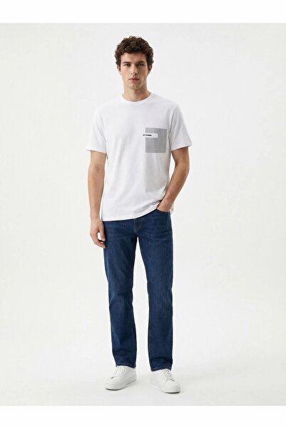 Loft Men's White Lf 2041129 White m Tss T-Shirt Lf2041129-Wht