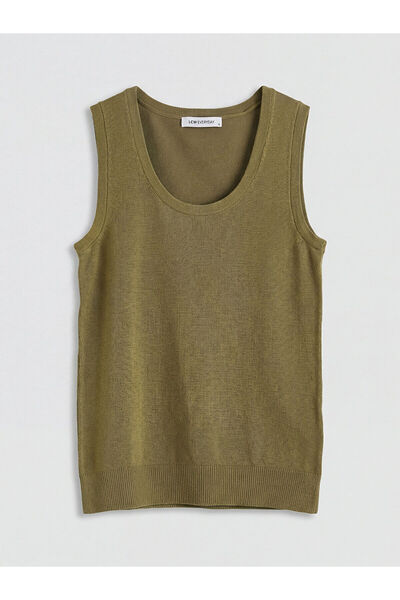 LC Waikiki Peak New Season U Neck Women's Knitwear Undershirt