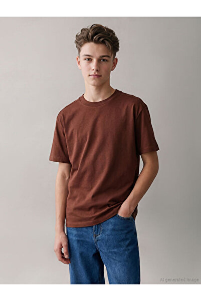 LC Waikiki RMZ GİYİM FARKIYA تي شيرت للأولاد بياقة روبا