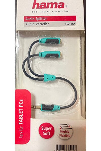 Hama Kulaklık çoğaltici Aux çoklayici 3,5mm Jack Aux giriş - 2 disi giriş Jac...