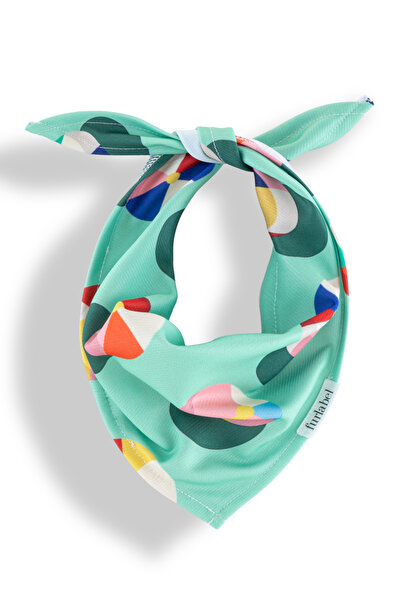 Plaj Topu Desenli Kedi-Köpek Bandana/Fular