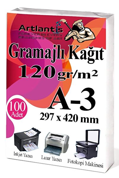 Artlantis ورق تصوير فوتوغرافي بوزن A3، 100 قطعة، 120 جرام، ورق شهادات، ورق طب...
